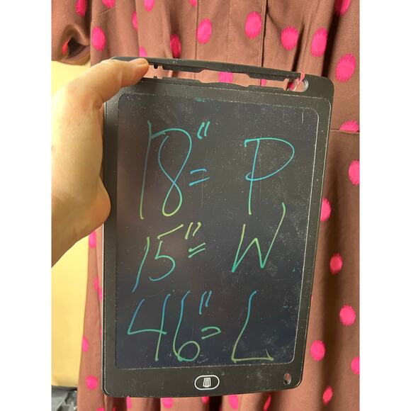 Ann Taylor Midi Dress Browns w/Polka Dots Swatch Pink Sz 4 - Picture 9 of 9